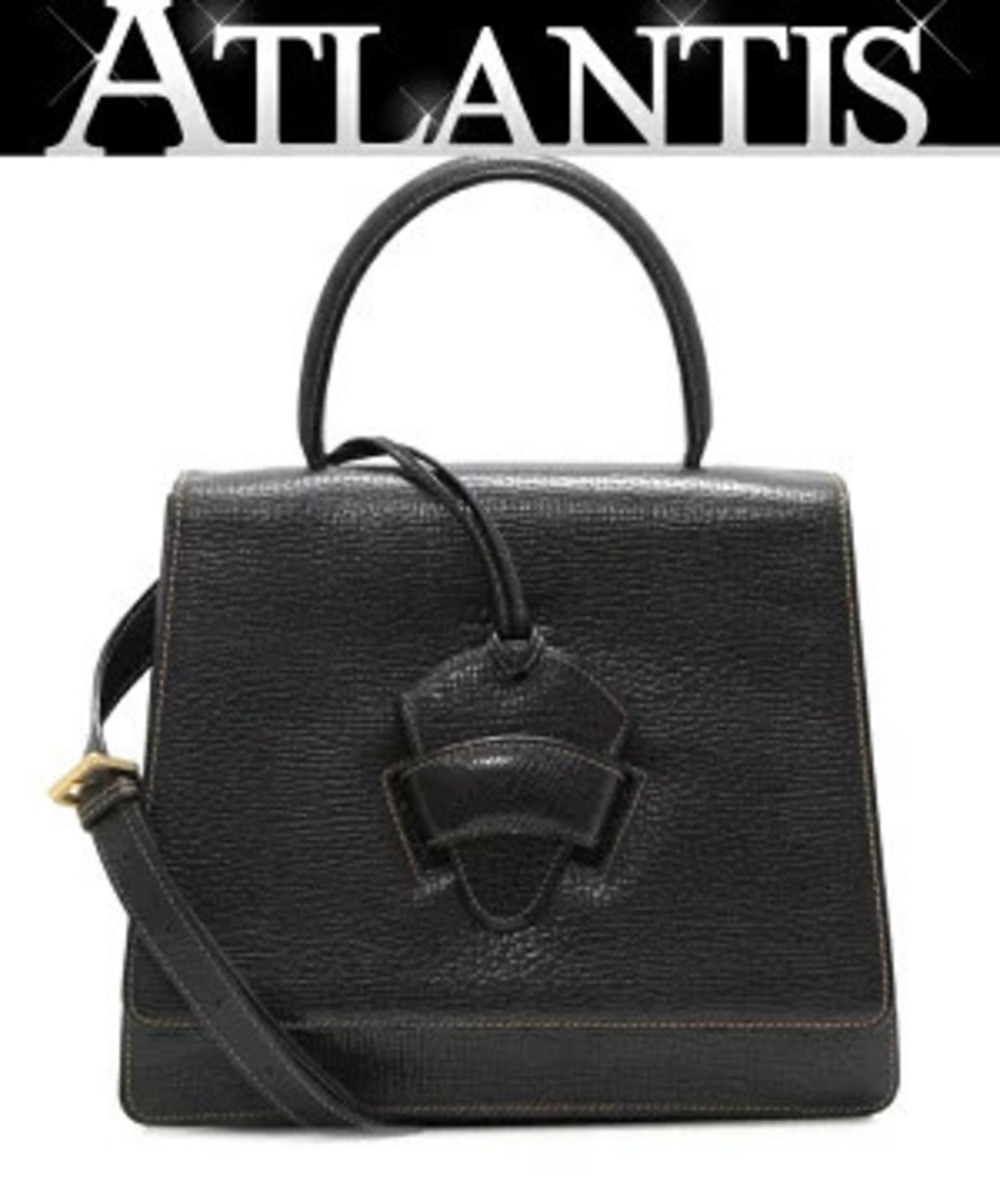 Loewe Barcelona Bag Leather Black